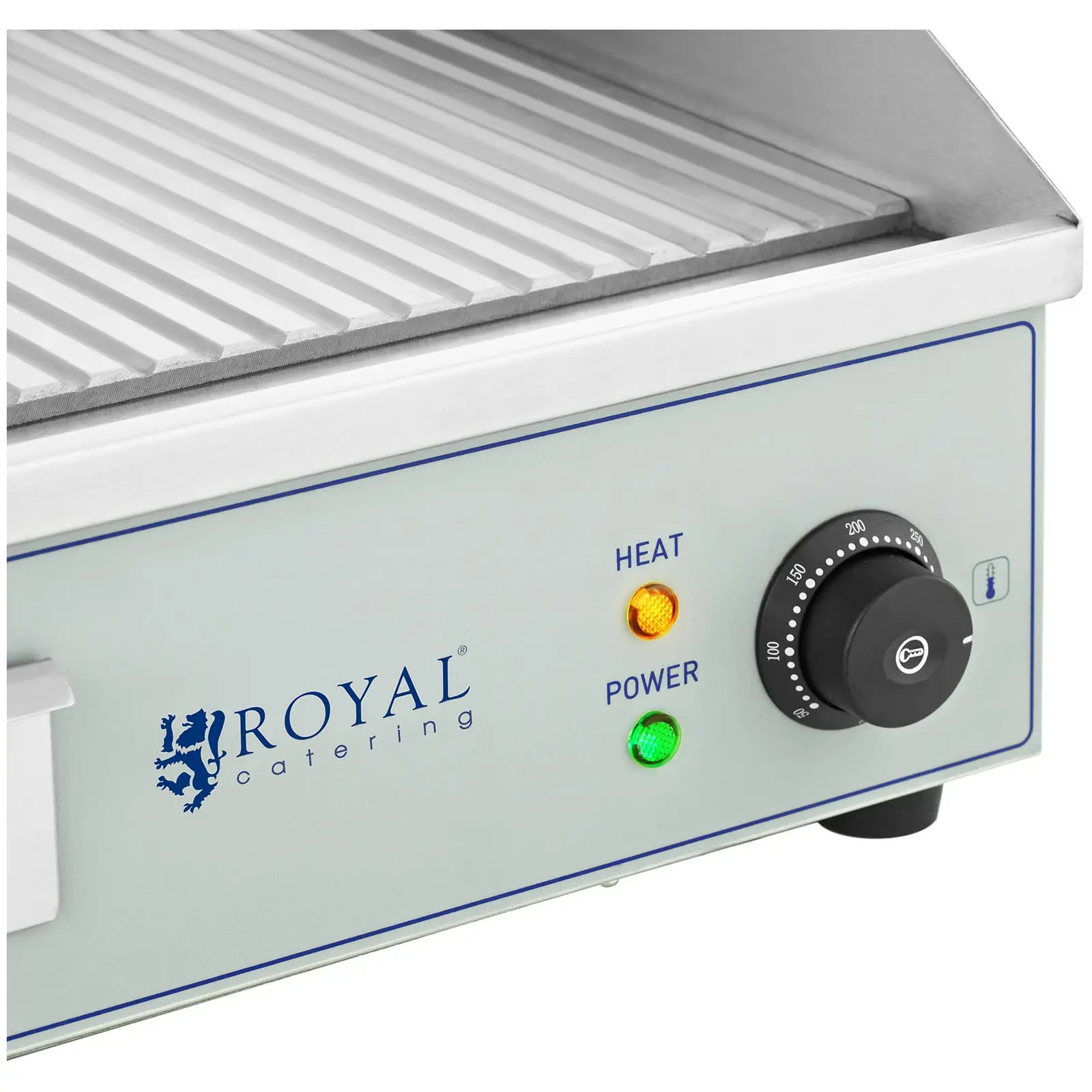 Plancha eléctrica fry-top doble - 400 x 730 mm - Royal Catering - 2 x 2,200 W