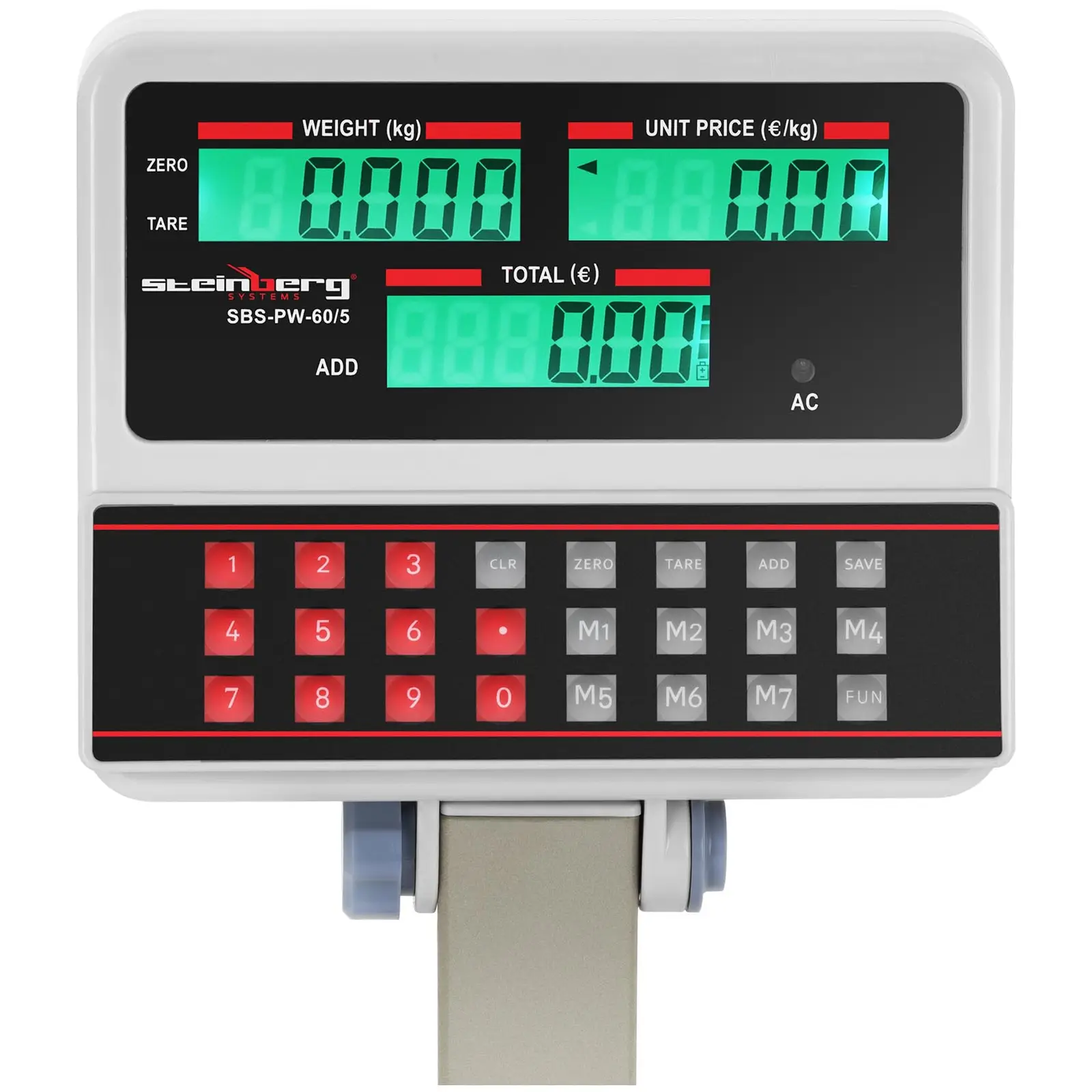 Balanza de control con pantalla superior LCD - 60 kg / 5 g