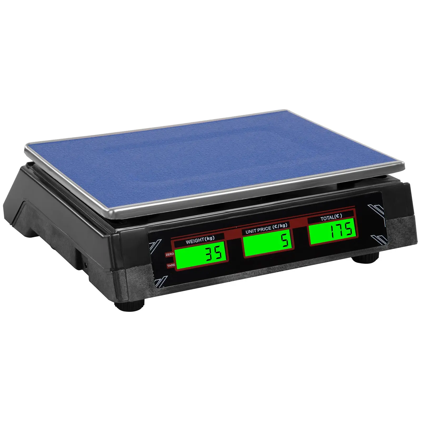 Balanza digital para control - 35 kg / 2 g - negro - LCD