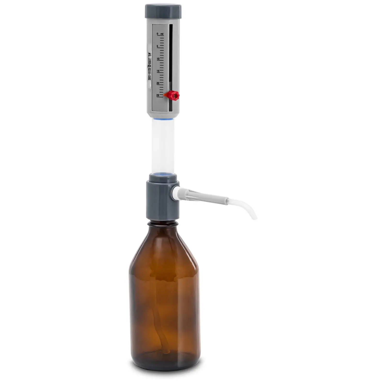 Dispensador de botella para laboratorio - 5 - 25 ml - sin válvula antirretorno