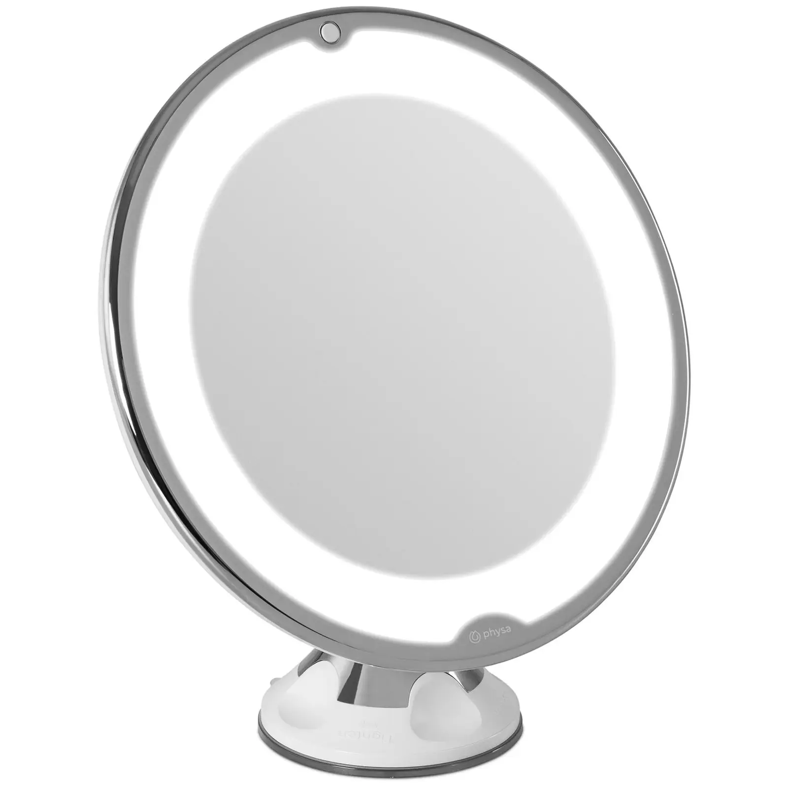 Espejo de maquillaje - blanco - 10 aumentos - 10 LEDs - redondo