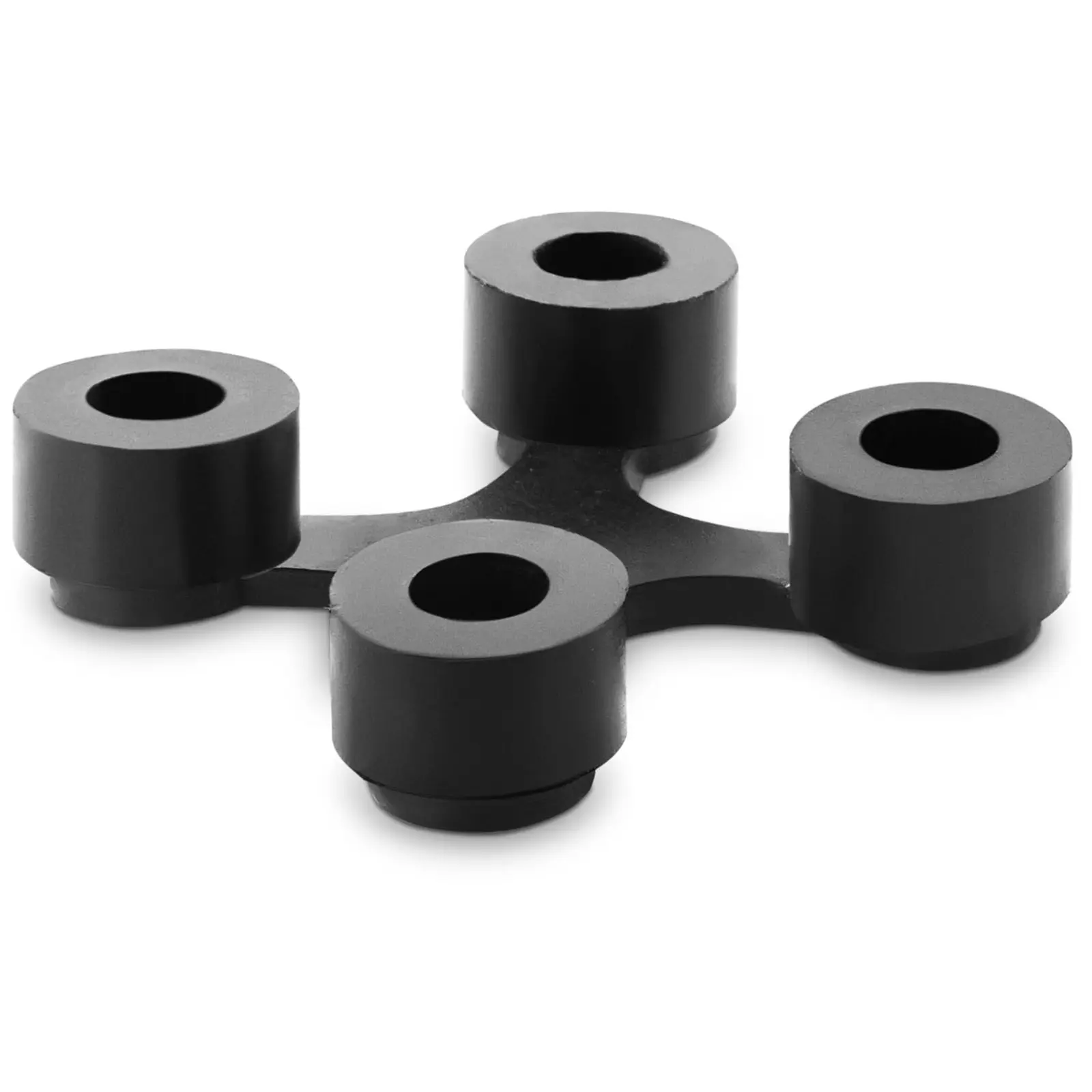 Piezas de conexión - 3.5 x 3,5 x 0,5 cm - negro