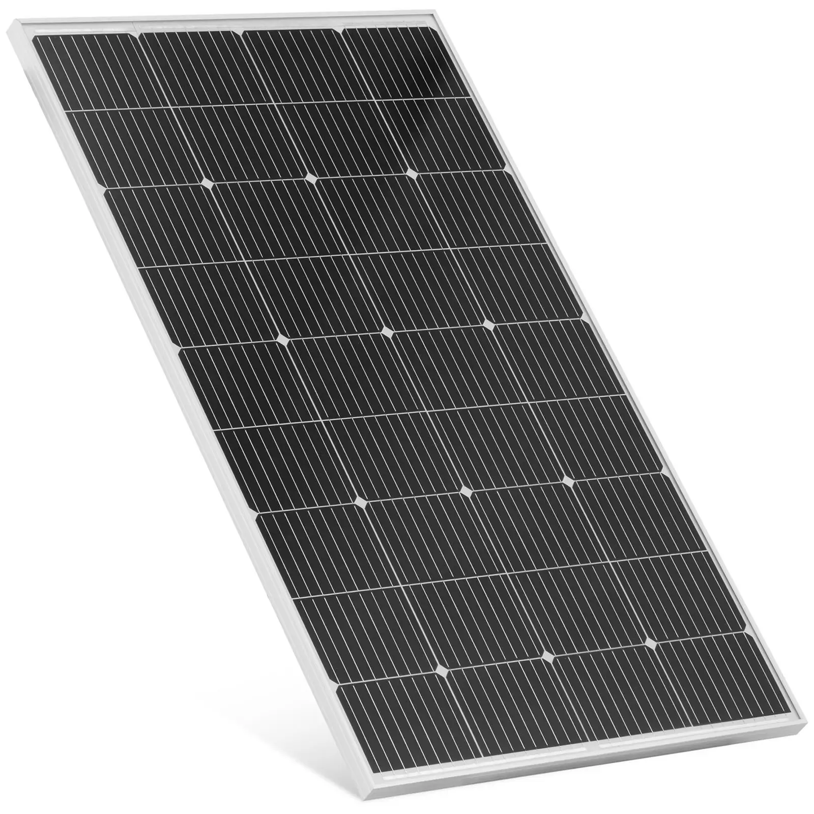 Panel solar monocristalino - 160 W - 22.46 V - con diodo Bypass