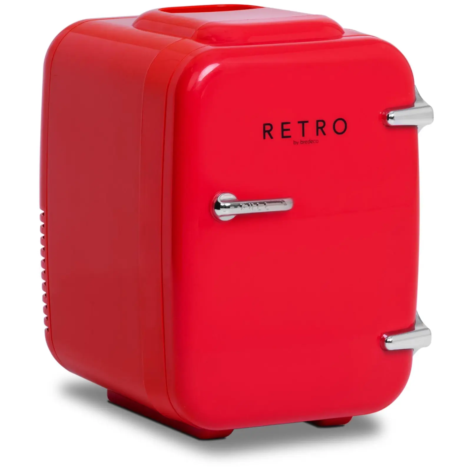 Mini refrigerador - 4 L - rojo