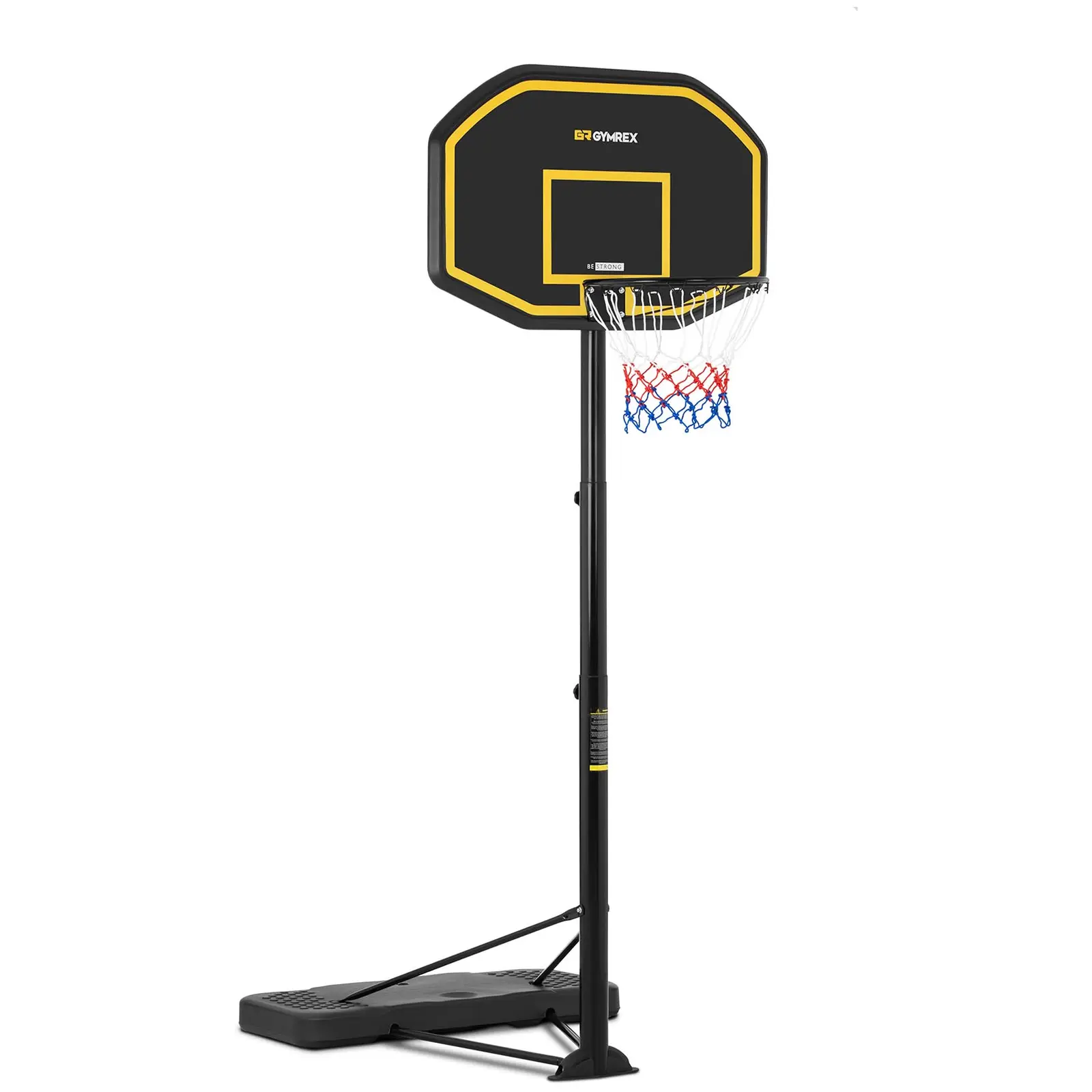 Canasta de baloncesto con soporte - regulable en altura - de 200 a 305 cm