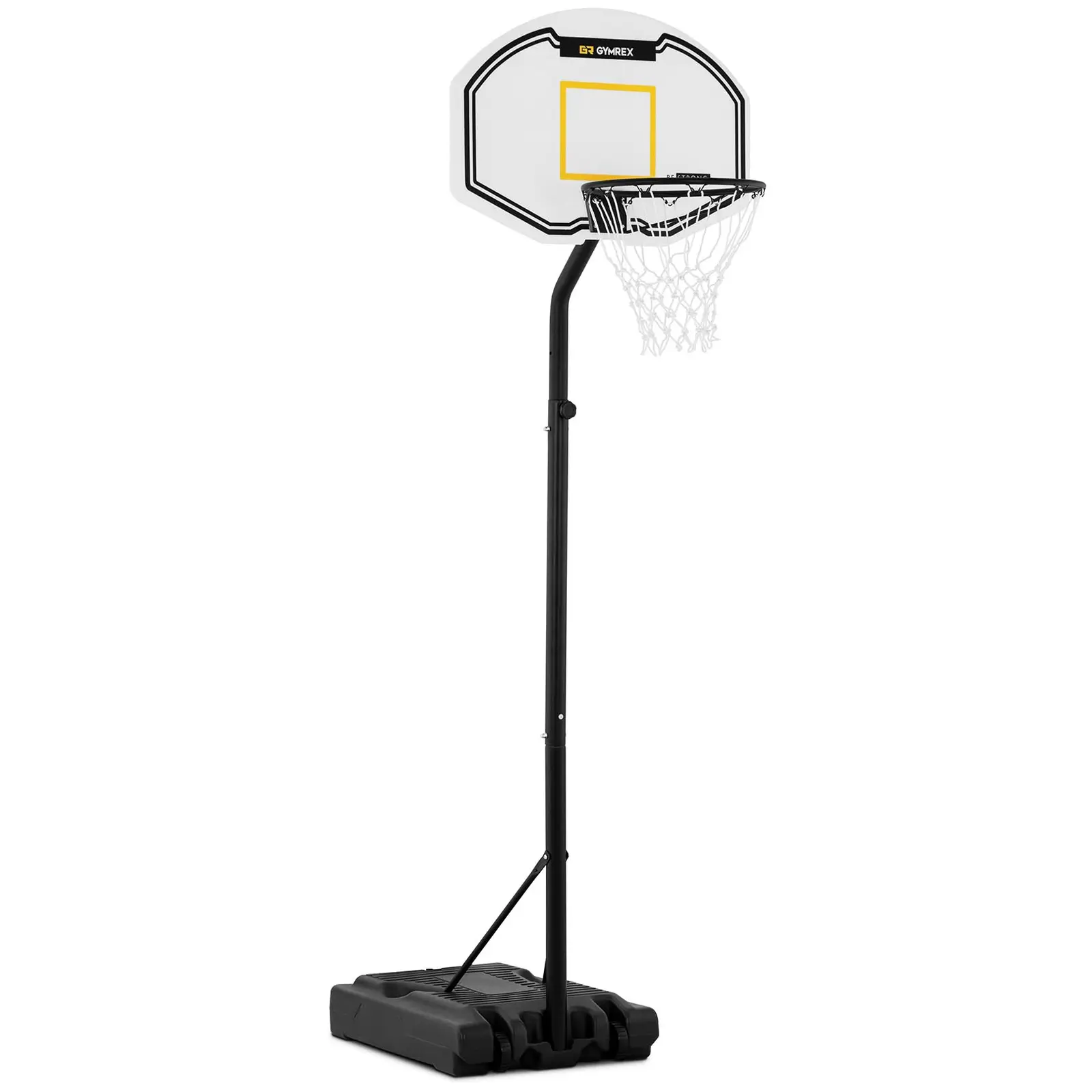 Canasta de baloncesto con soporte - regulable en altura - de 190 a 260 cm