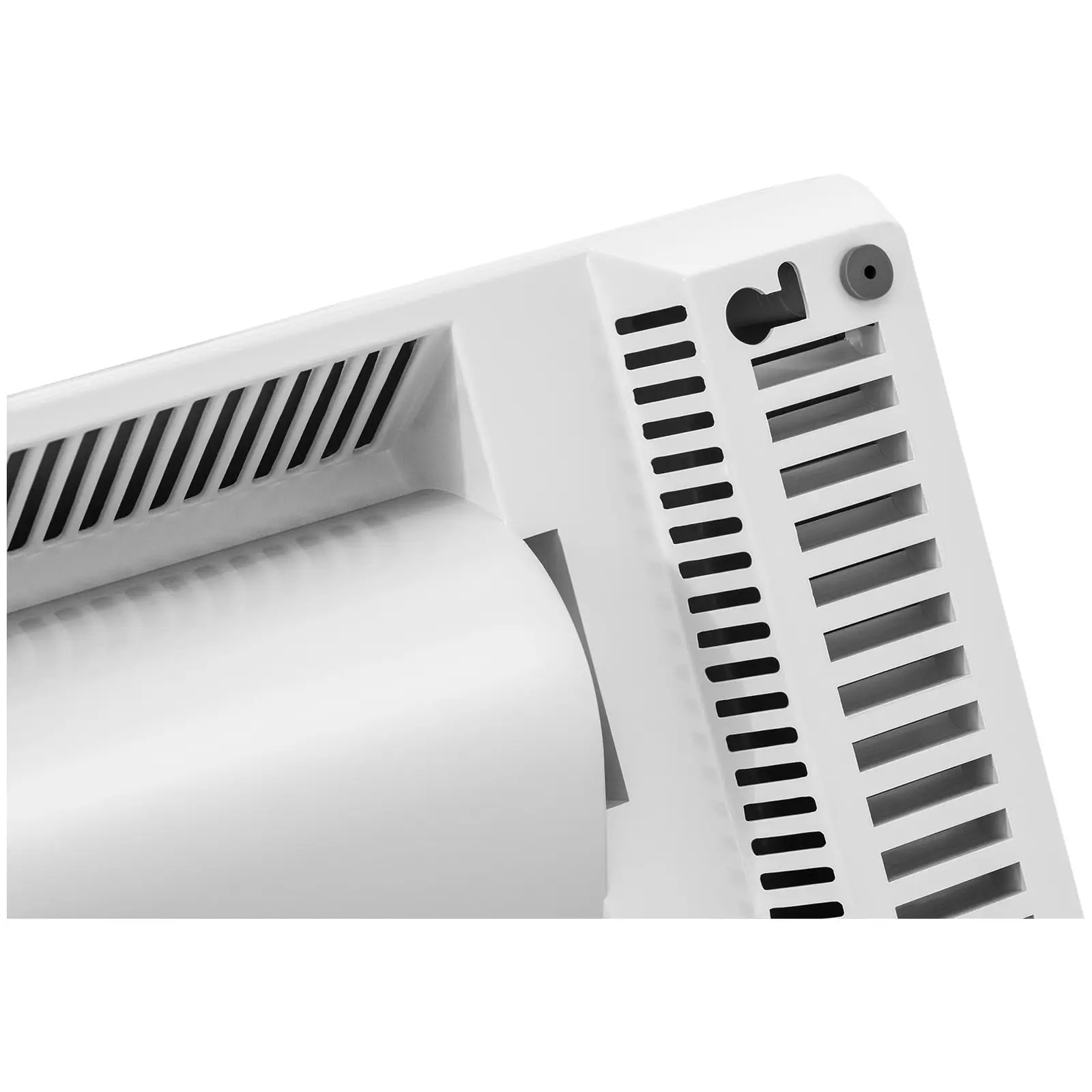 Calefactor de pared - cerámica - de 10 a 49 °C - 1.000 W/2.000 W - mando a  distancia