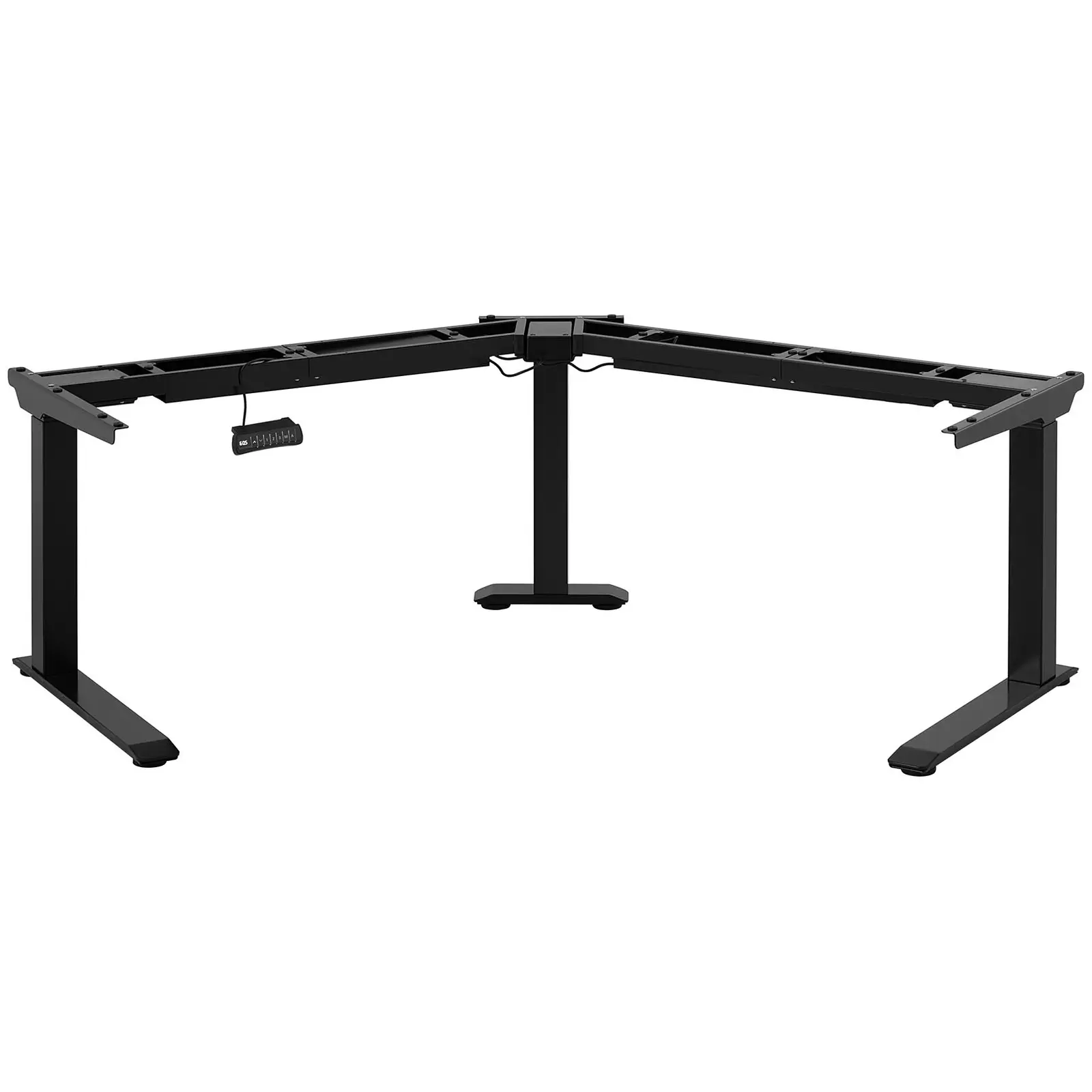 Bastidor para mesa de esquina con ajuste de altura - altura: 60-125 cm - ancho derecha/izquierda: 116-186 cm - ángulo 120° - 150 kg