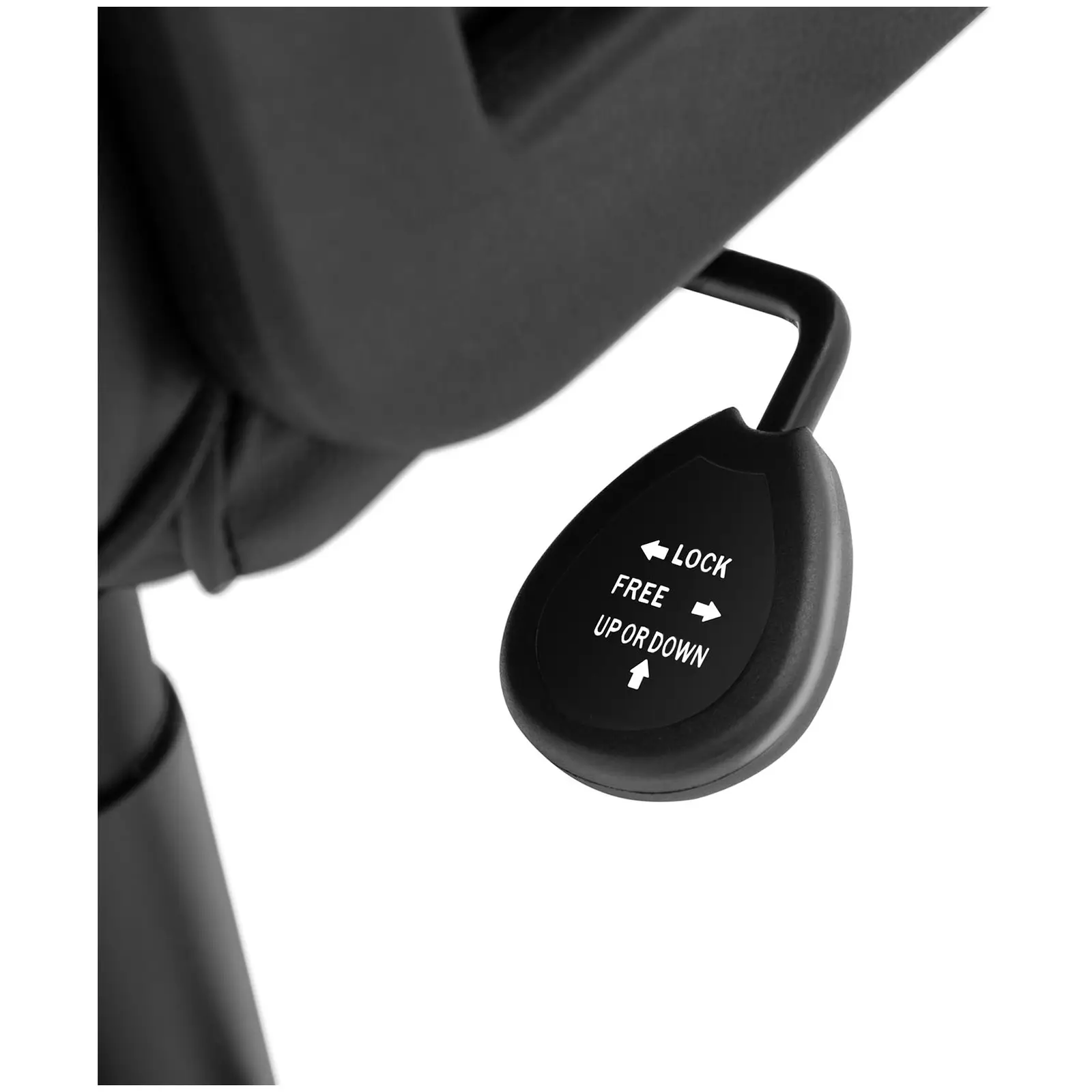 Silla de escritorio - respaldo de cuero sintético - 100 kg