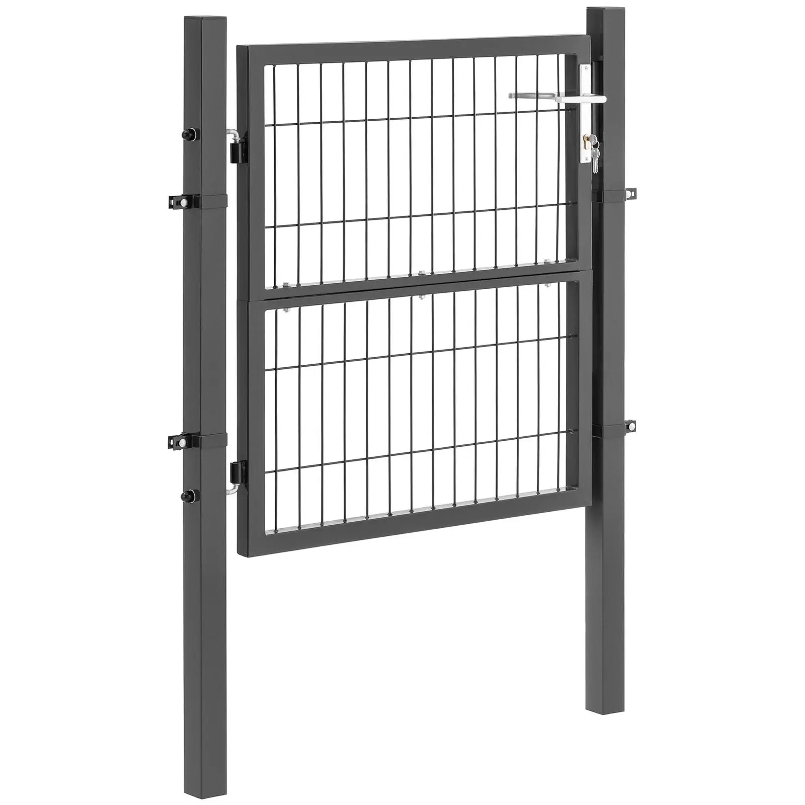 Puerta para jardín - 106 x 100 cm - acero (recubrimiento de polvo)