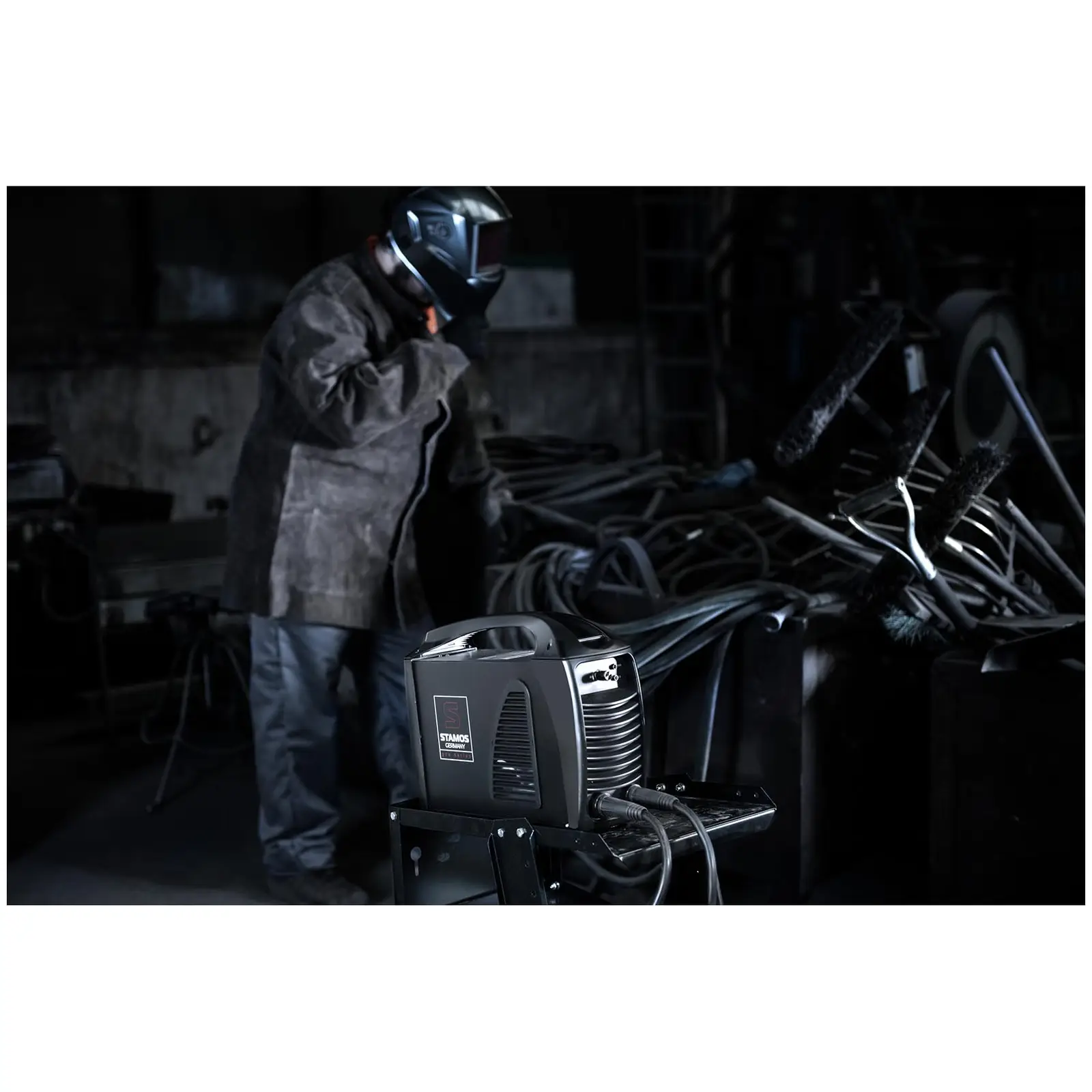 Set de soldadura Equipo de soldadura MMA - 250 A - Hot Start - IGBT + Careta de soldar – Blaster – ADVANCED SERIES
