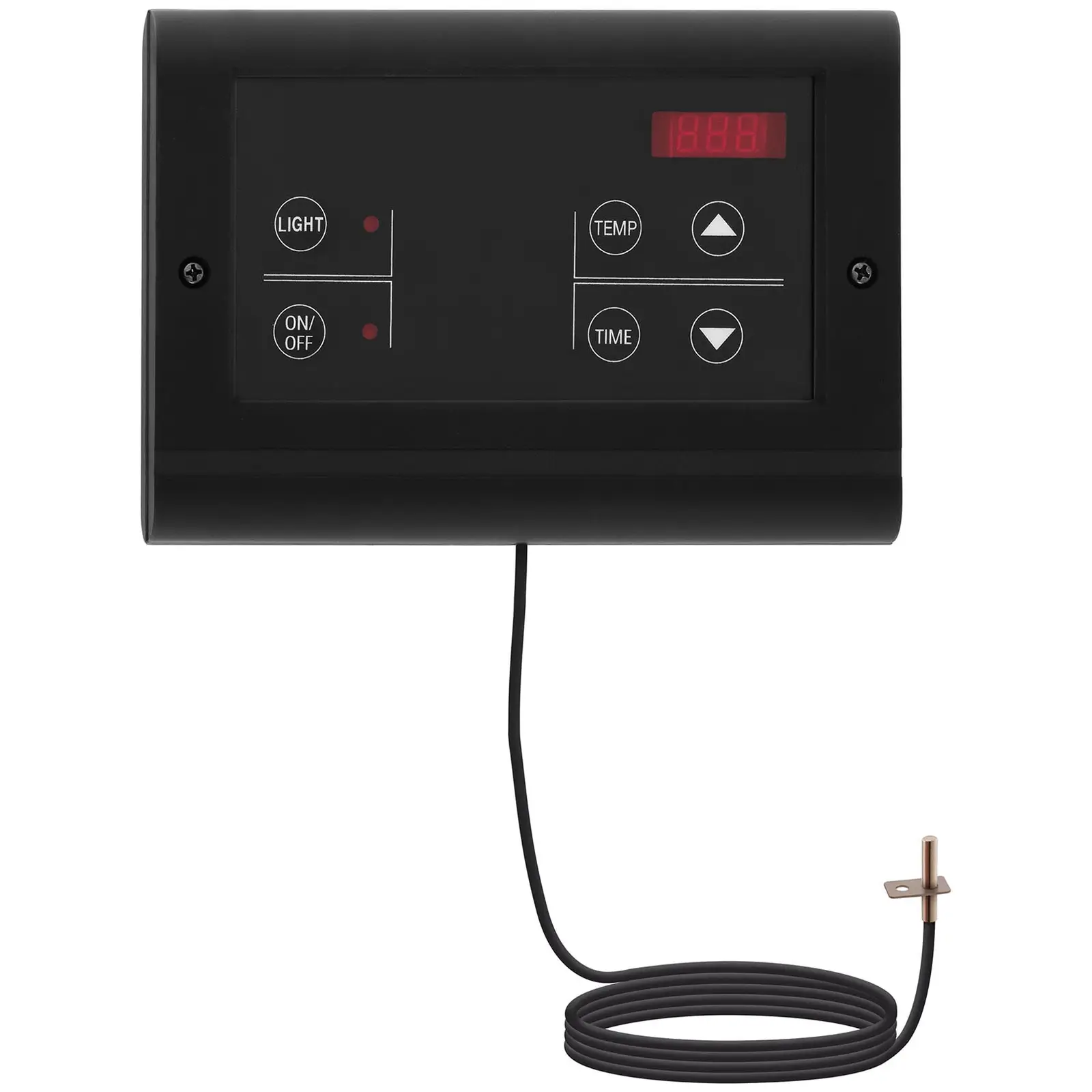 Set de panel de control para sauna y piedras - pantalla LED - 20 kg - para hornos de sauna de Uniprodo