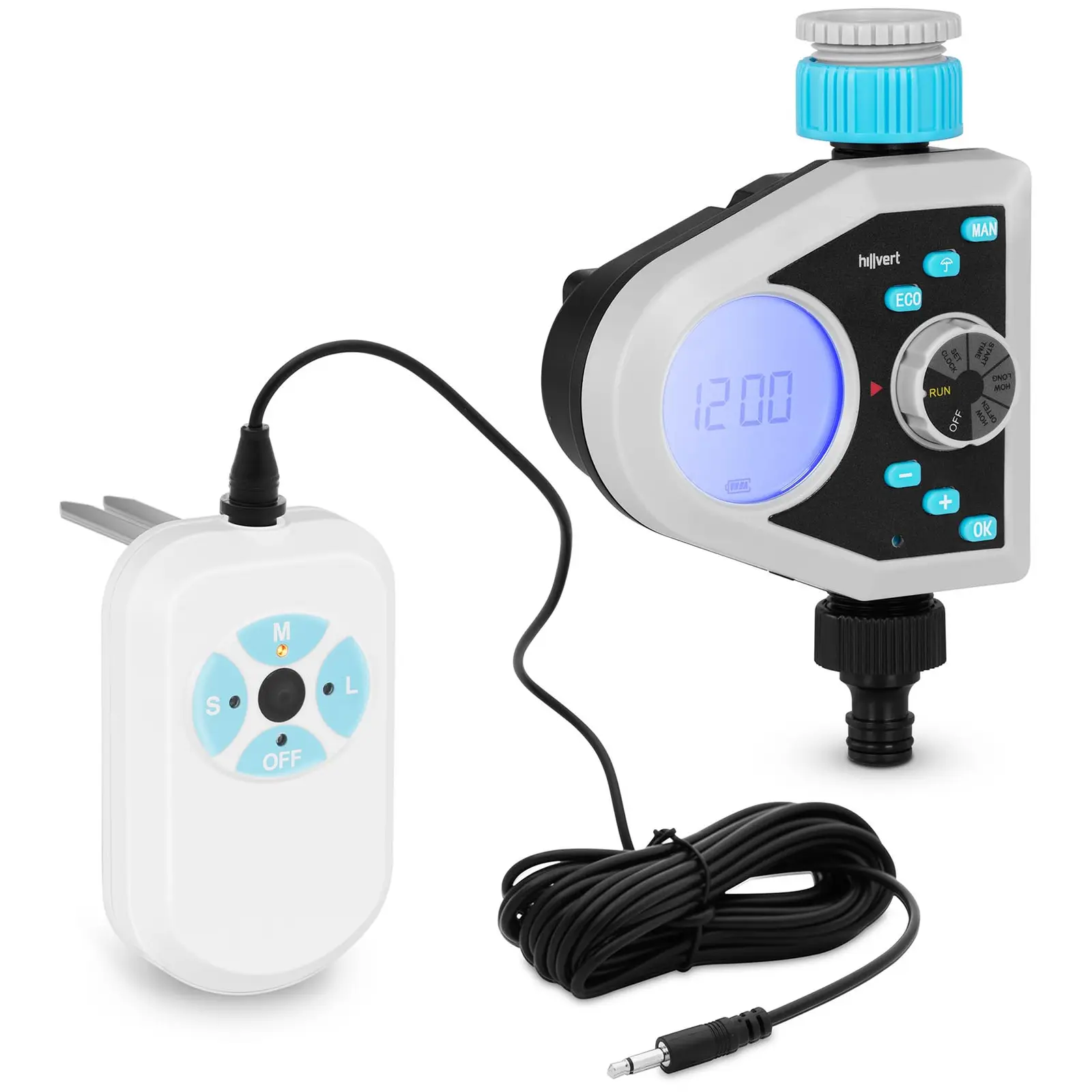 Programador de riego con sensor de humedad - 1 - 240 min - Frecuencia hasta 15 días